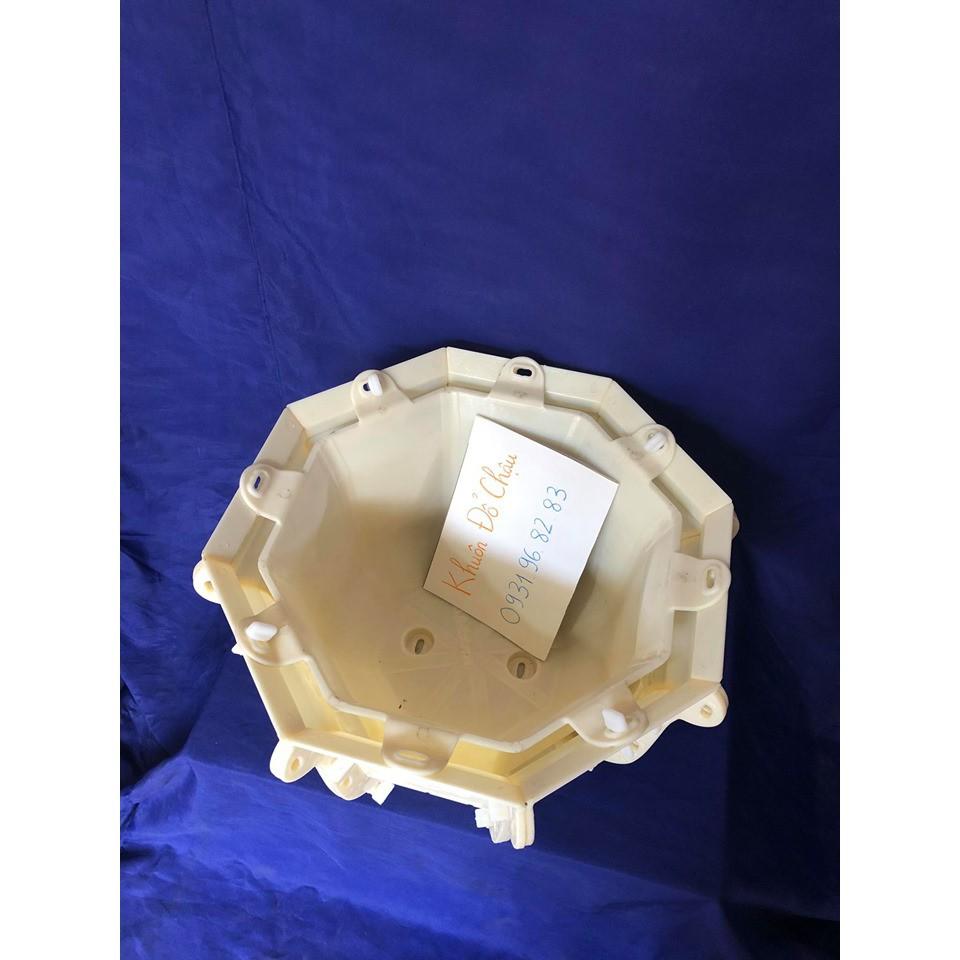 Khuôn đổ chậu bát giác 40cm nhựa ABS có lòng trong