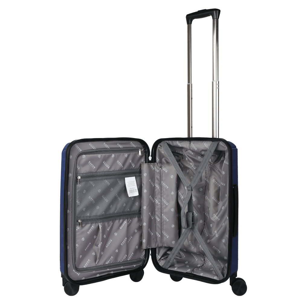 Vali Kéo Nhựa Du Lịch SAKOS PORTA Z22 - Size S (20inch)/ Xách Tay (Cabin) - Khóa TSA - Nhựa PP