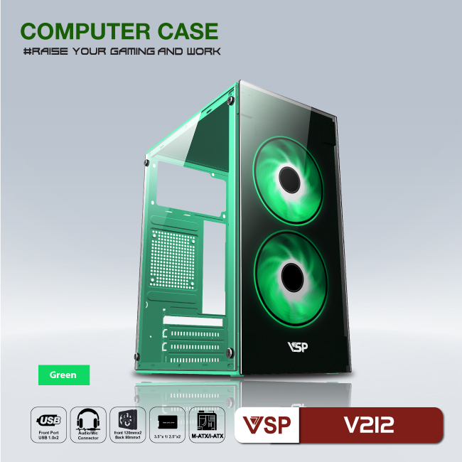 Case VSP home and Gaming V212 - JL - HÀNG CHÍNH HÃNG