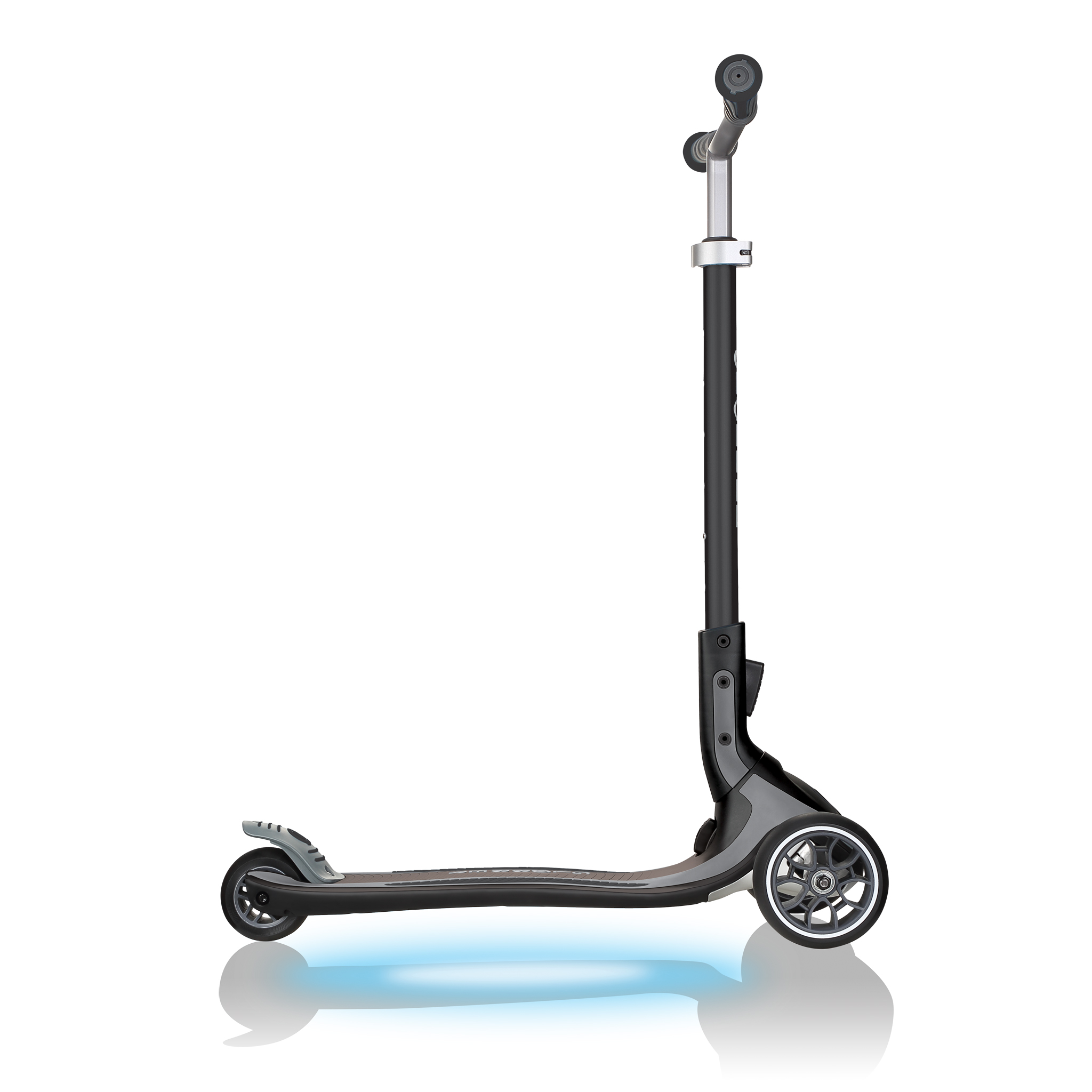 Xe trượt scooter 3 bánh GLOBBER ULTIMUM LIGHTS cho trẻ em từ 5 tuổi - Xám