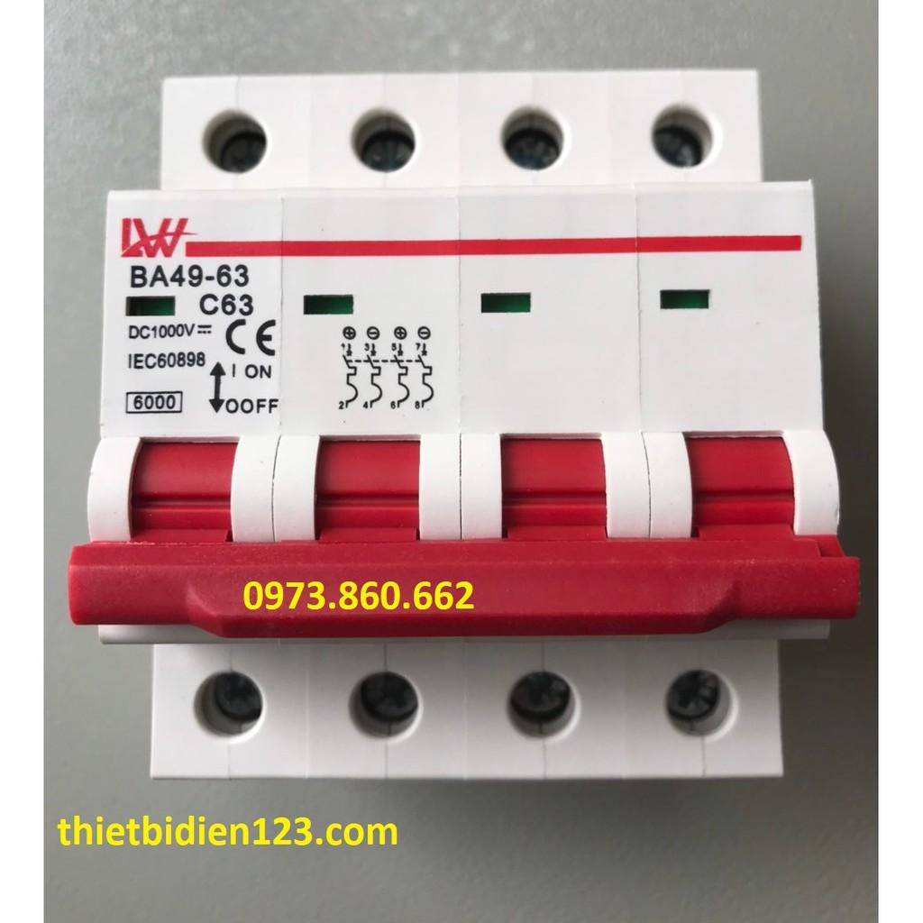 APTOMAT DC 2P - 4P 1000V LW - aptomat một chiều DC 1000V