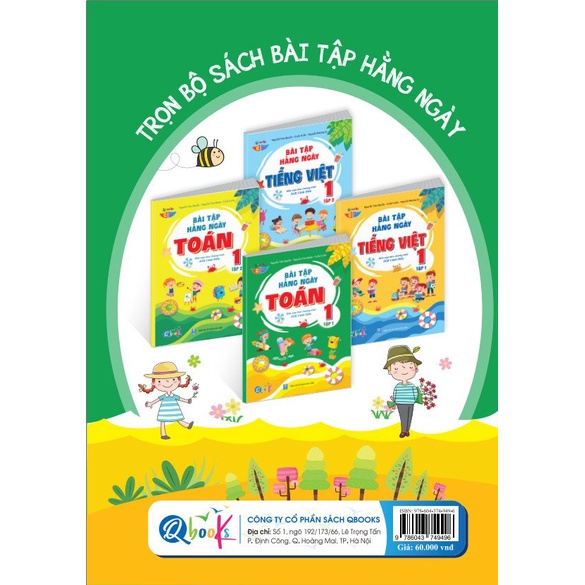 Sách - Bài Tập Hằng Ngày Toán Lớp 1 Tập 1