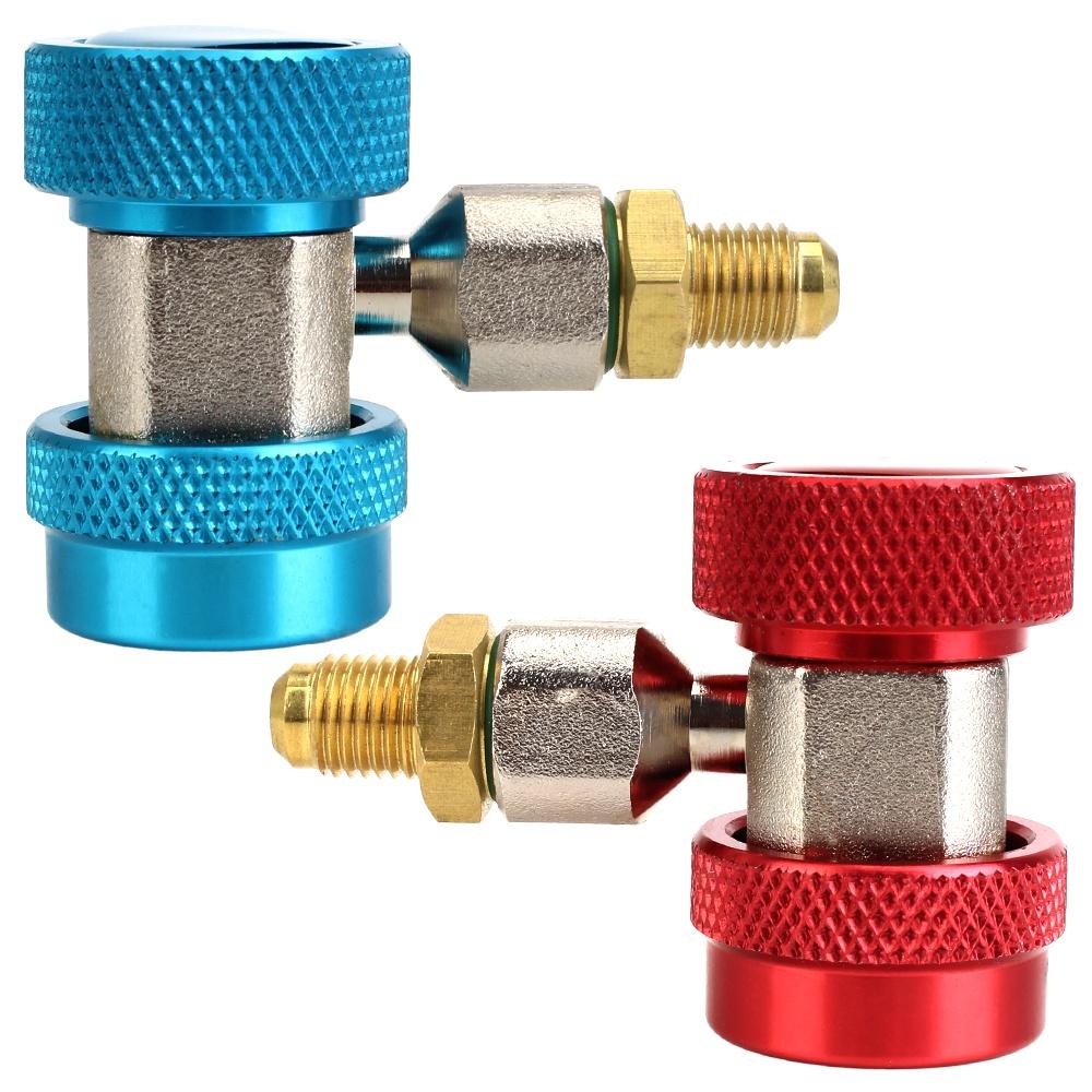 Set 2 Đầu Chuyển Đổi R134A Cho Máy Điều Hòa Xe Hơi