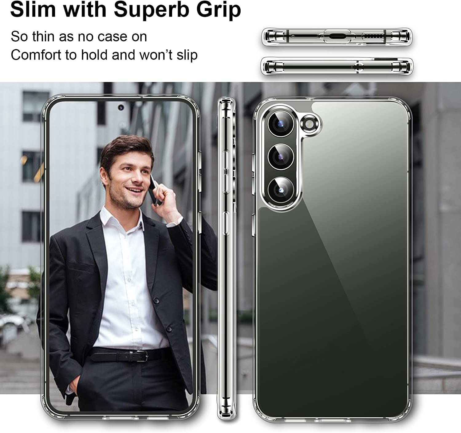 Ốp lưng chống sốc cho Samsung Galaxy S23 / Galaxy S23+ / Galaxy S23 Plus / Galaxy S23 Ultra Likgus Crashproof giúp chống chịu mọi va đập - Hàng nhập khẩu