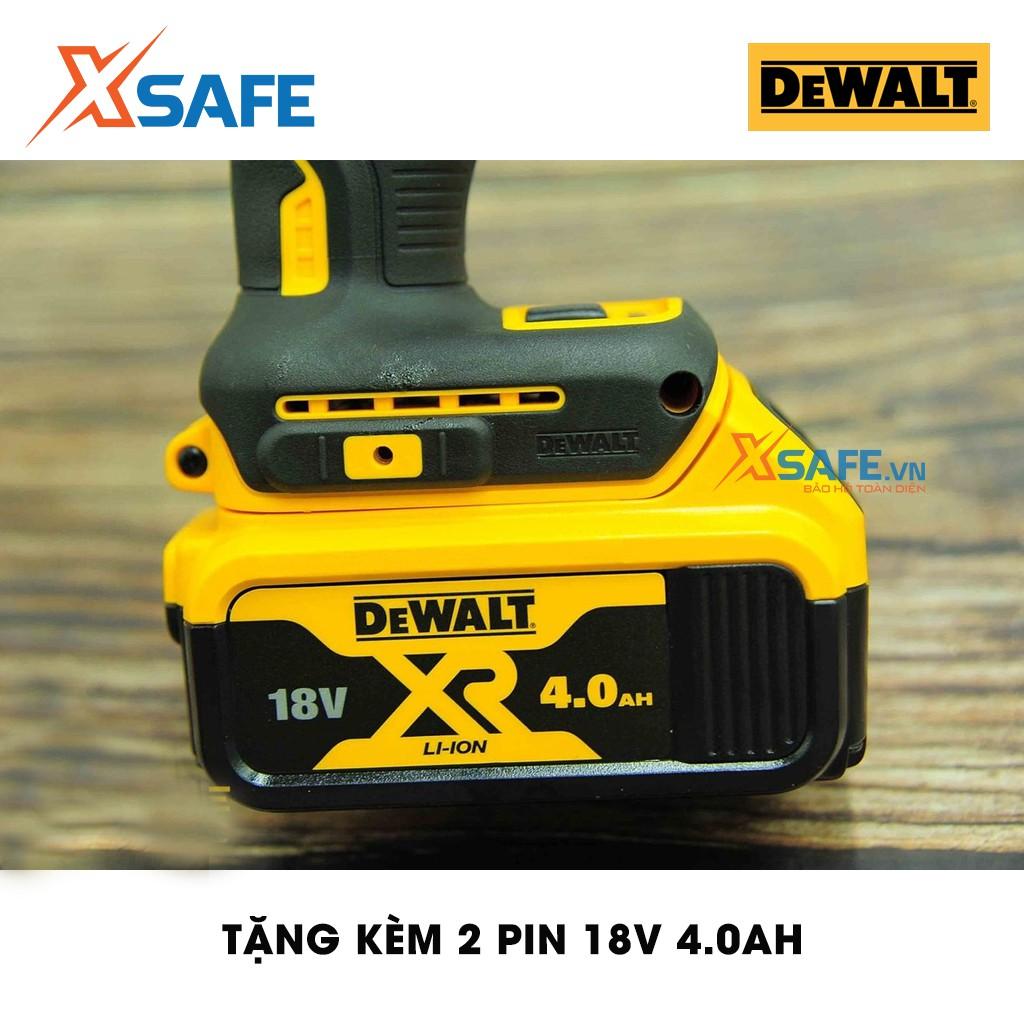 Máy vặn vít động lực dùng pin DEWALT DCF887M2 Tặng kèm 1 sạc, 2 pin 4A.h, 1 vali Máy dùng pin 18V chính hãng