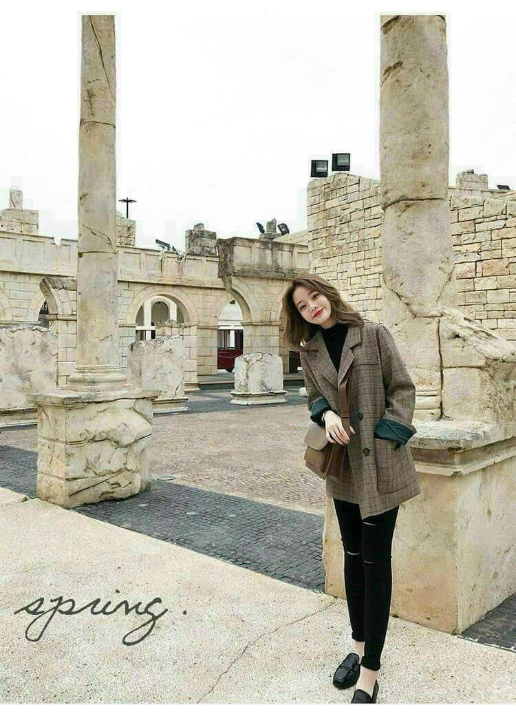 ÁO KHOÁC PHONG CÁCH  MÀU Y HÌNH