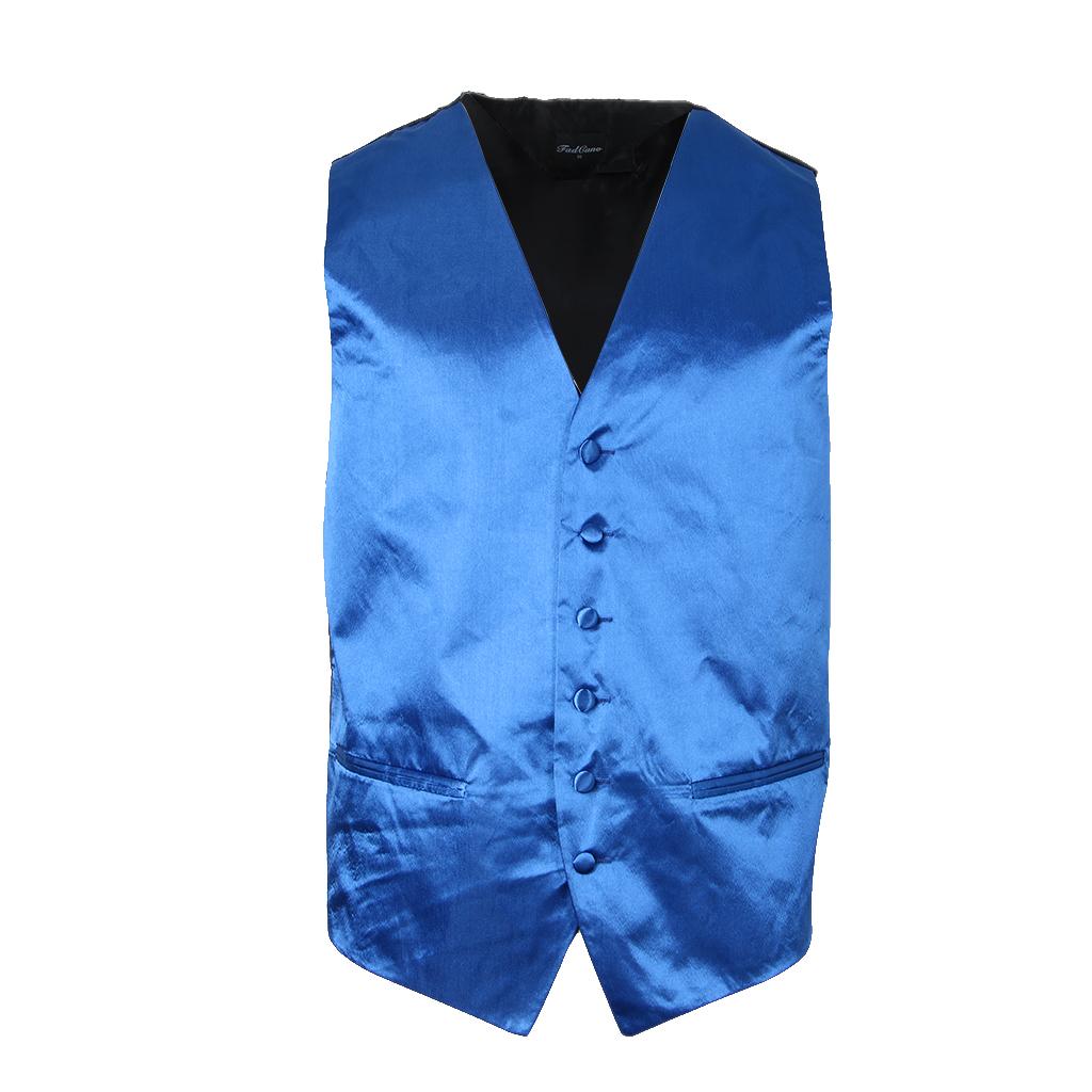 Men's Formal Casual Business Dress Vest Suit Slim Waistcoat Jacket Top Gilet