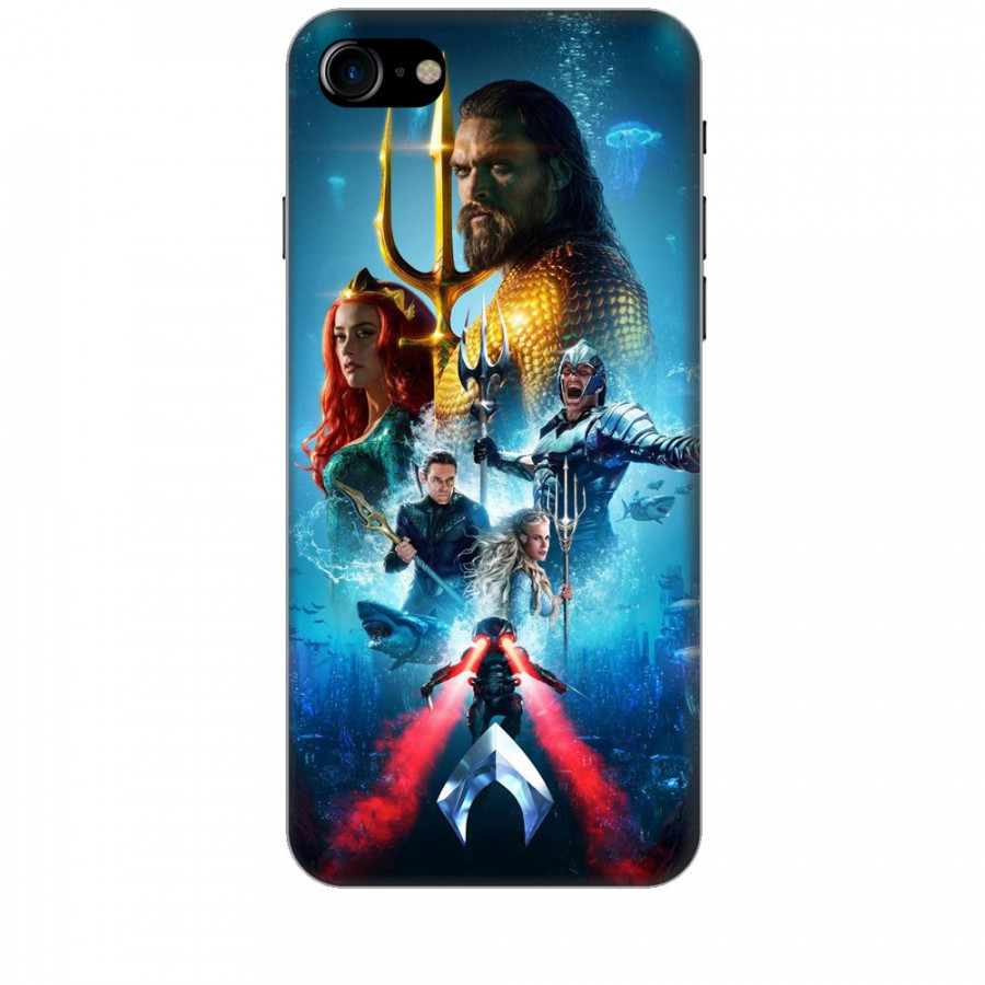 Ốp lưng dành cho điện thoại IPHONE 8 AQUAMAN Mẫu 1