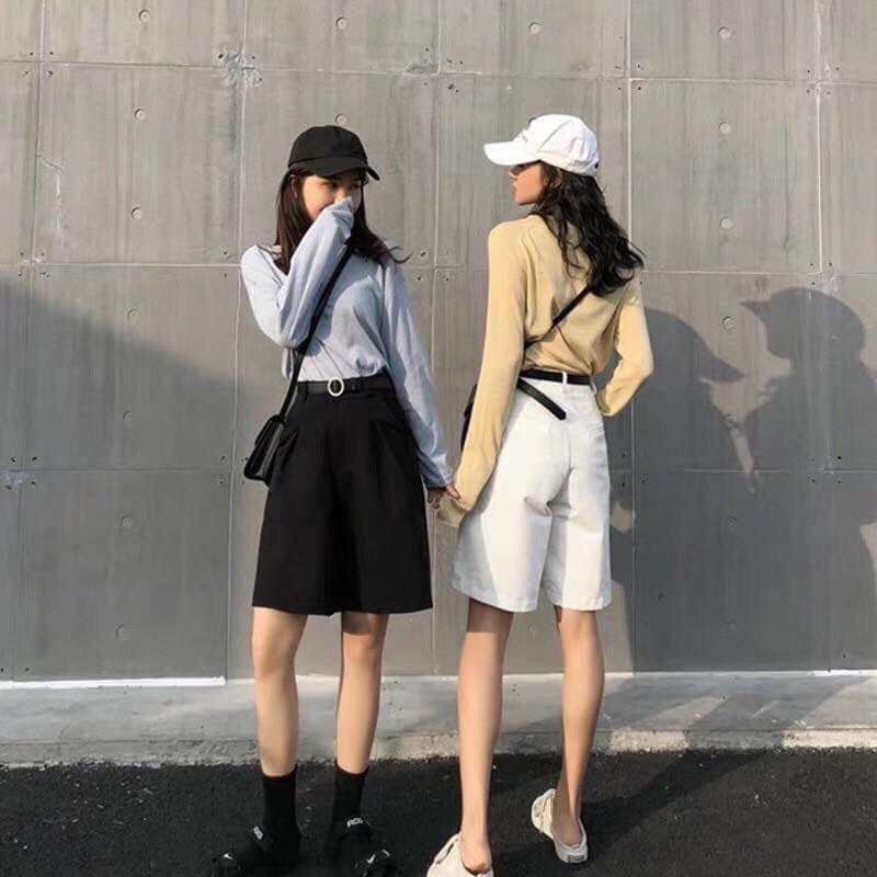 Quần short ngố phong cách Hàn Quốc