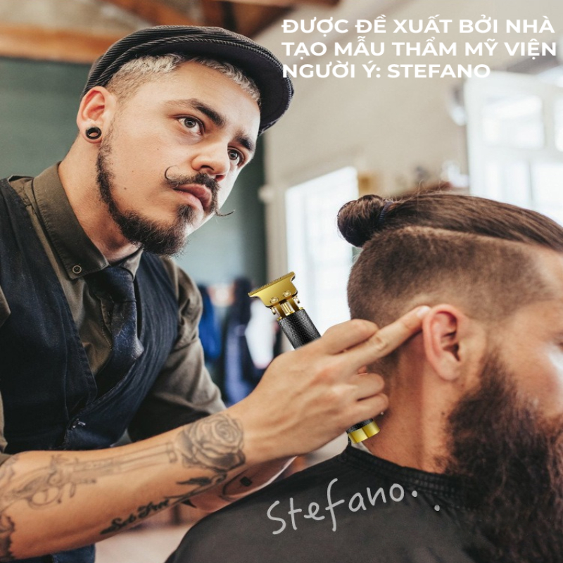 Tông đơ điện cắt tóc, cạo râu, cắt tóc hói có thể sạc lại