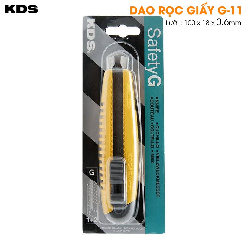 DAO RỌC GIẤY 18mm KDS G-11