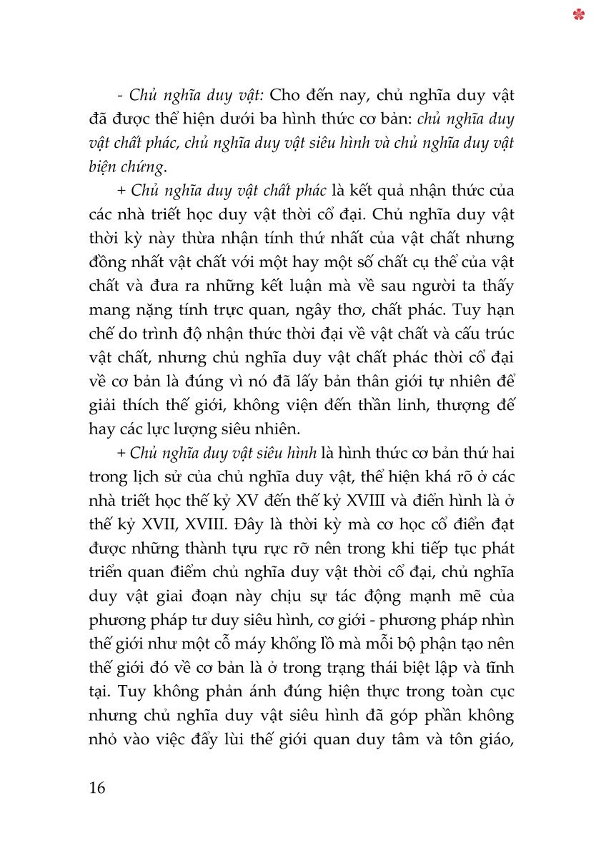 Giáo trình Triết học (Dùng cho khối không chuyên ngành triết học trình độ đào tạo thạc sĩ, tiến sĩ các ngành khoa học tự nhiên, công nghệ) - bản in 2025