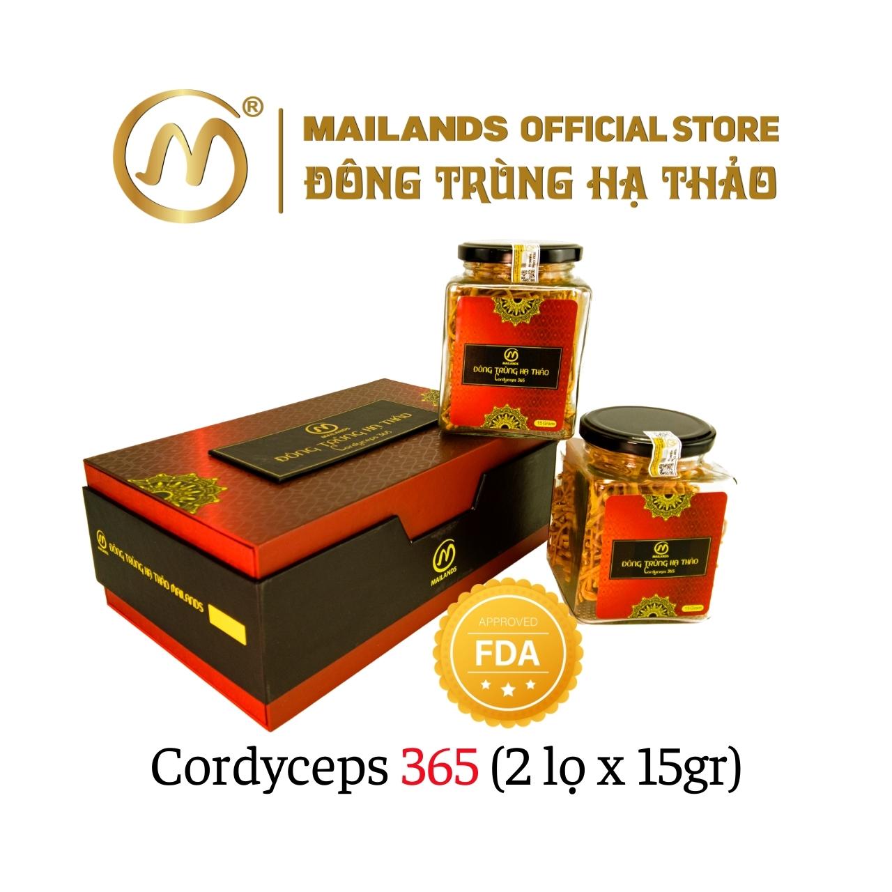 Đông Trùng Hạ Thảo MaiLands Cordyceps 365
