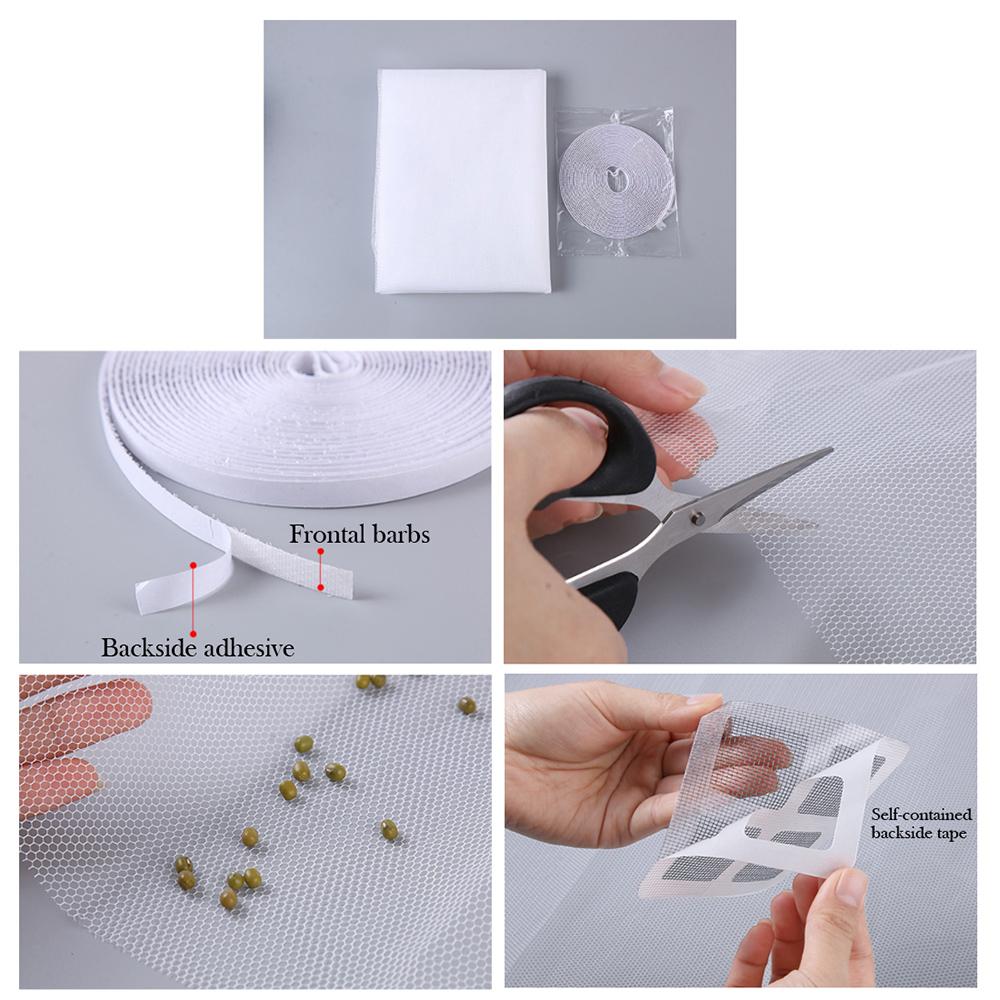 Màn chống muỗi tự dính chất liệu Polyester,Miếng dán chắc chắn,