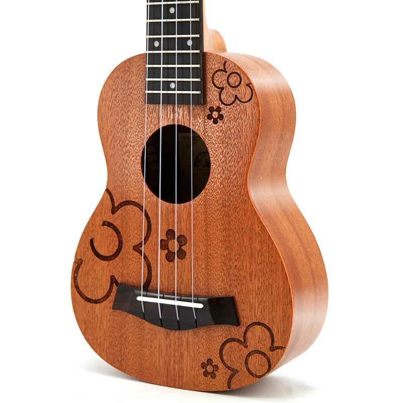 Đàn Ukulele 4 Dây Gỗ 21 Inch Cho Người Mới Bắt Đầu