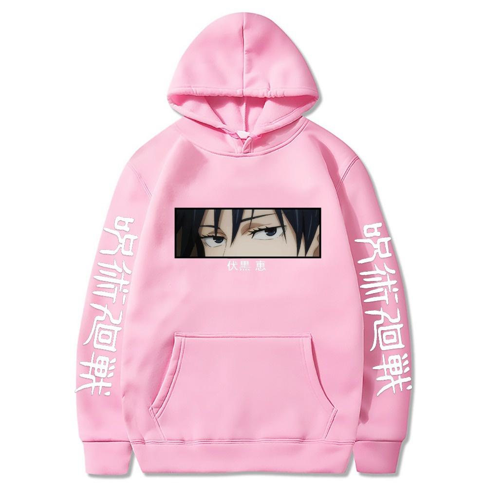 Anime Fushiguro Megumi Áo Hoodie Cửu Âm Chân Kinh Kaisen Áo Nỉ Nam Tay Dài Mùa Xuân Thường Ngày Ngọn Sudaderas Kpop Quần