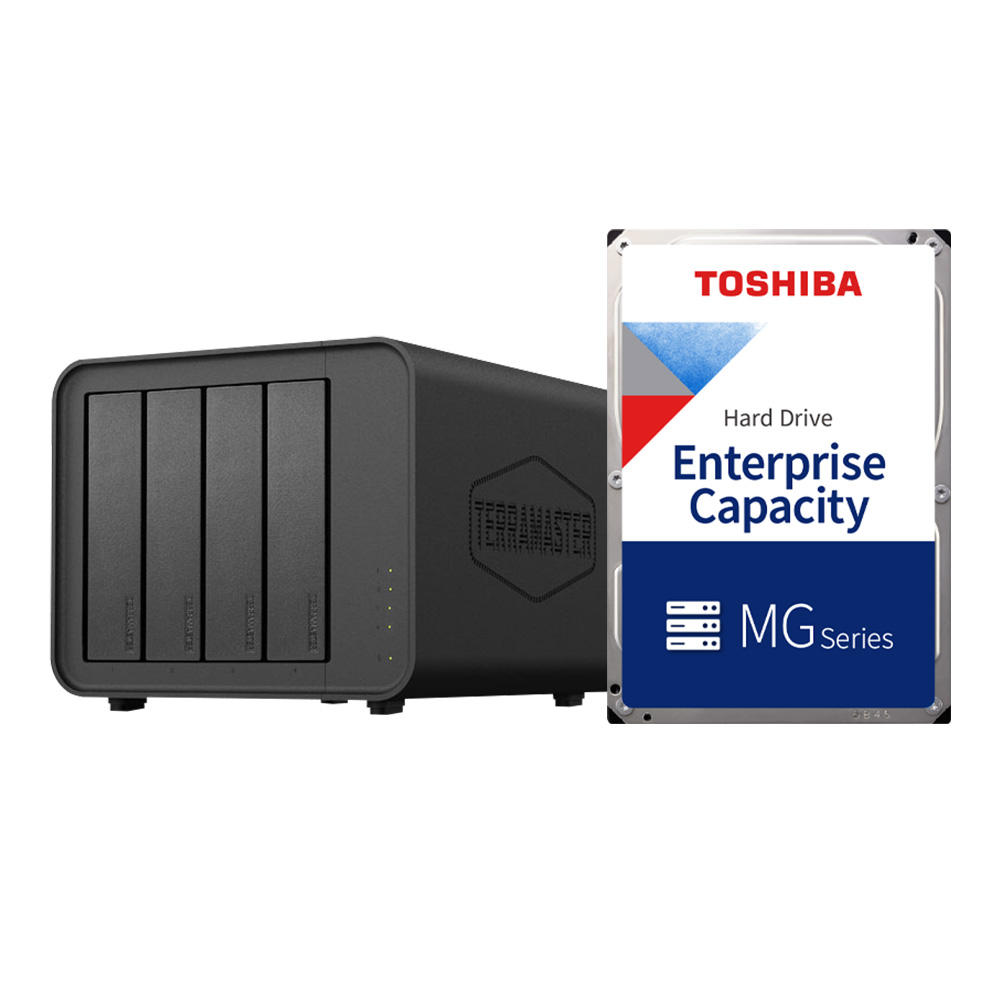 Thiết bị NAS TerraMaster F4-424 Pro 4 bay BH 2N Hàng Chính Hãng - Storage Shop