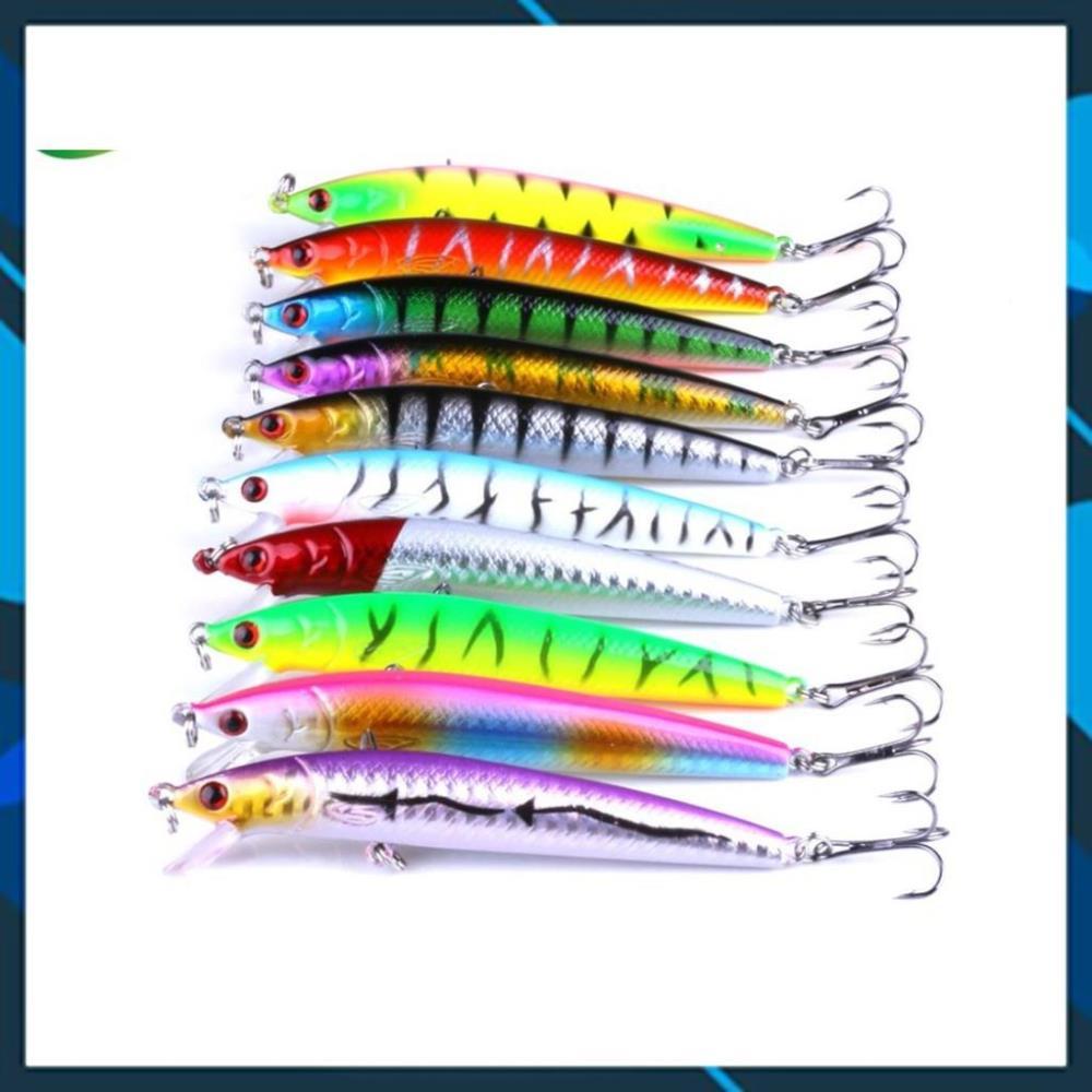 Mồi Câu Minnow lure Chuyên Đồ Câu Lure dài 9cm nặng 8,5gr, chuyên cá chẽm , cá mú, cá ngão , cá biển_M-16