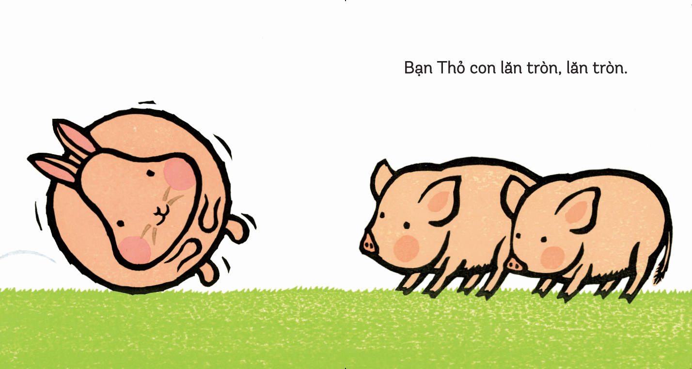 Ehon - Làm quen với sách cho bé 0-2 tuổi - Lăn tròn, lăn tròn