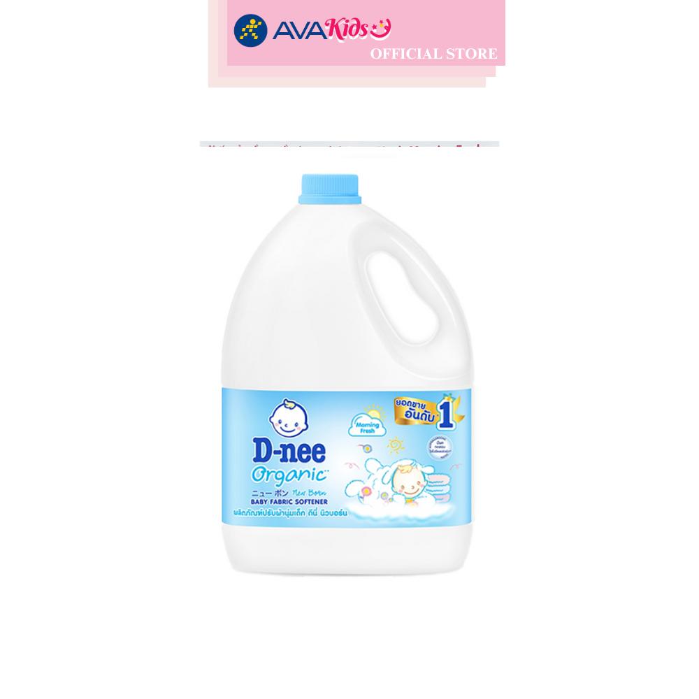 Nước xả quần áo cho bé D-nee Xanh hương phấn can 2.8 lít - Giao bao bì ngẫu nhiên