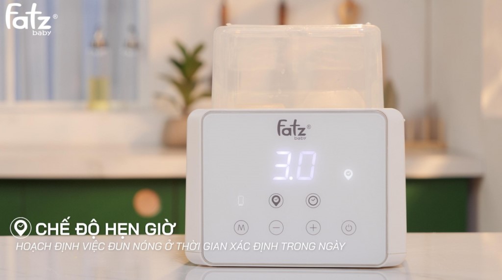 MÁY HÂM SỮA TIỆT TRÙNG ĐIỆN TỬ DUO 3 CHÍNH HÃNG FATZ BABY - FB3093VN