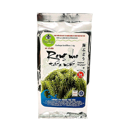 Rong Nho Tách Nước Trí Tín - Túi 80g - sản xuất theo công nghệ Nhật Bản