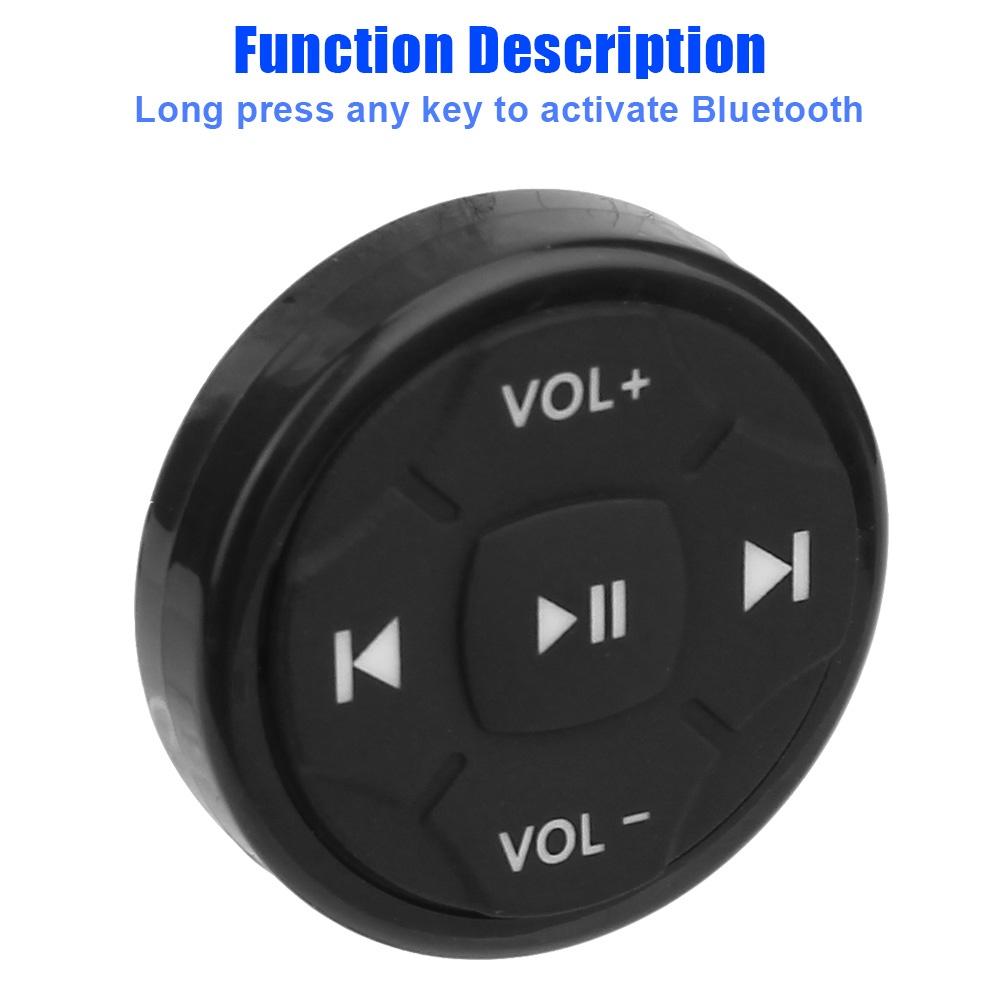 Điều khiển từ xa 5 nút bấm kết nối bluetooth không dây cho xe hơi Android IOS