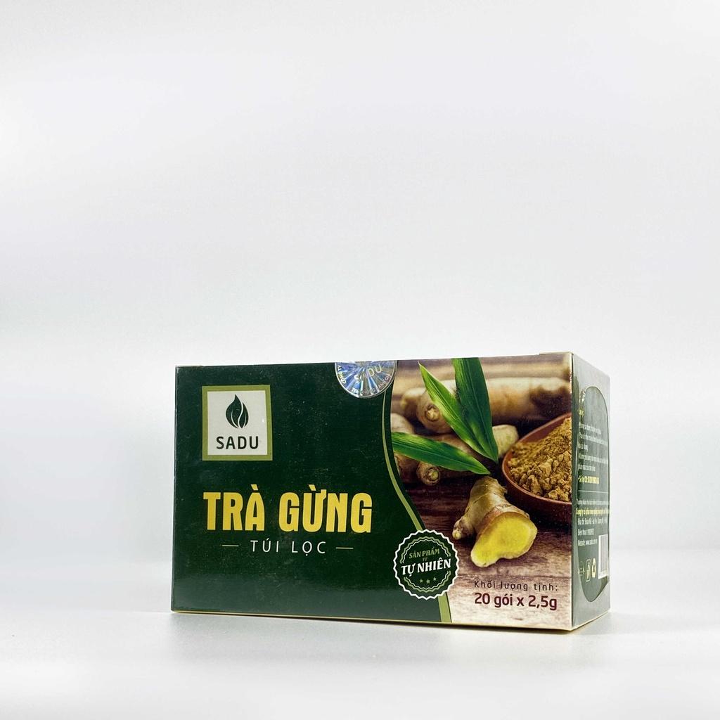 Trà gừng sadu ổn định huyết áp hộp 50g