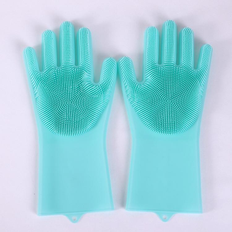 Bao Tay Rửa Chén Silicon Găng Tay Rửa Chén Bát Silicon Vệ Sinh Đa Năng H207