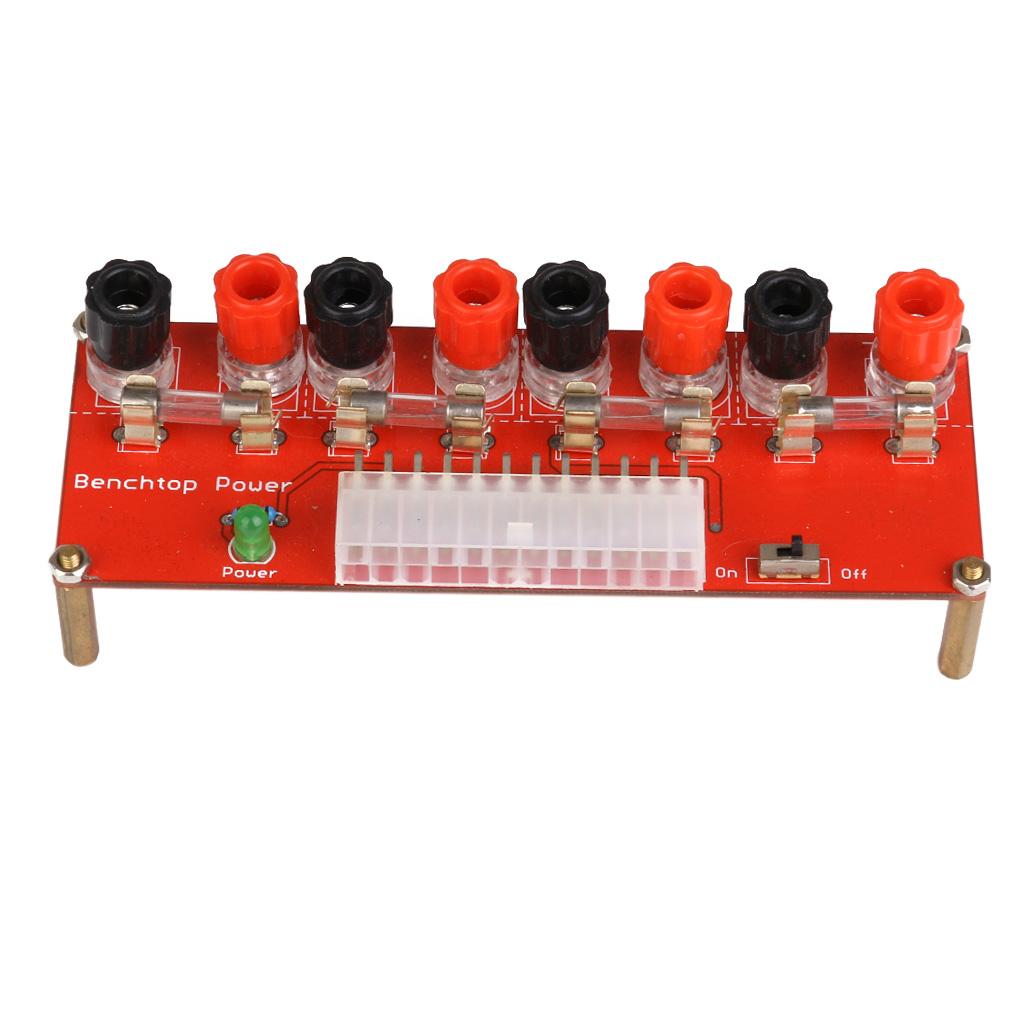 Generic 24Pins ATX Benchtop Power Board Computer Power Supply Breakout Adapter