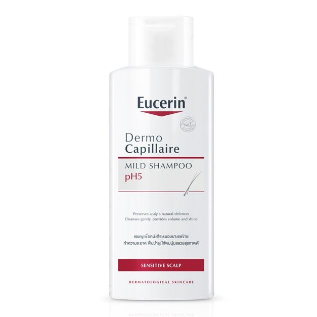 Dầu Gội Cân Bằng pH Cho Tóc Eucerin Dermo Capillaire pH5 Mild Shampoo (250 ml)