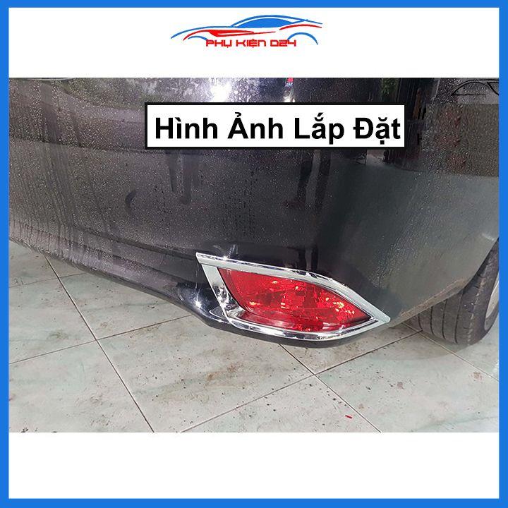 Ốp viền đèn gầm trước sau xe Vios 2014-2015-2016-2017 mạ Crom chống trầy trang trí làm đẹp xe