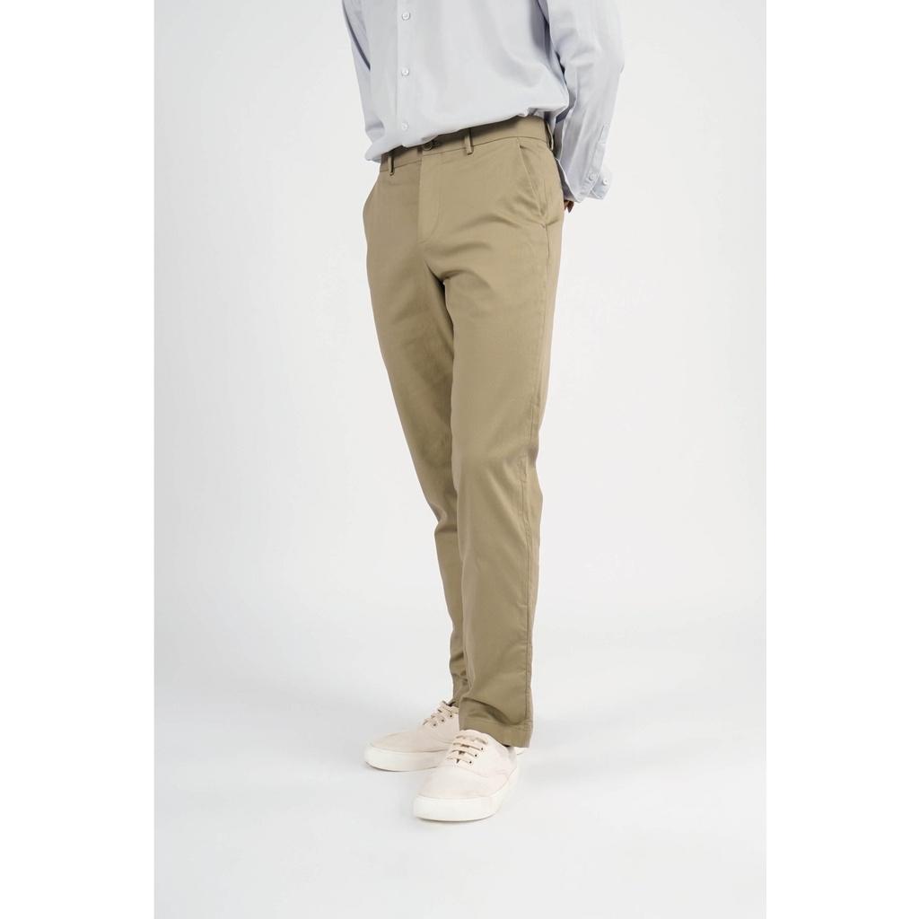 QUẦN KAKI NAM DOBBY form slim fit 2 màu có độ co giãn nhẹ - 10F21PCA015 | LASTORE MENSWEAR