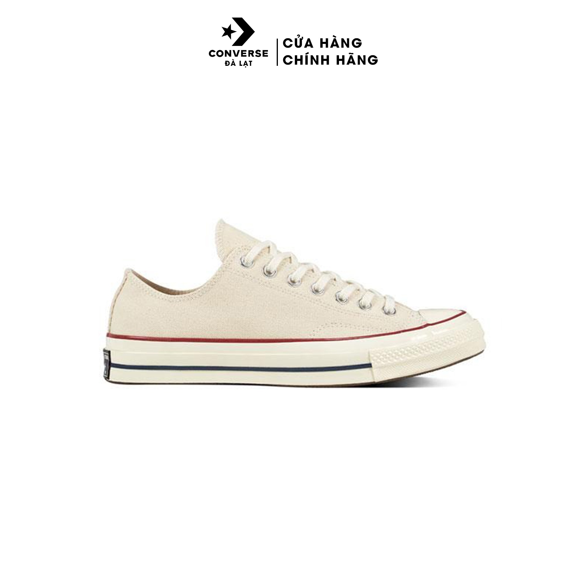 Giày Sneaker Converse Chuck 70s Low Top Parchment  - 162062C