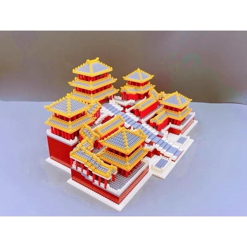Mô hình kiến trúc kỳ quan thế giới Cung A Phòng decor diy đồ chơi lắp ghép cung điện lâu đài xếp hình nanoblock
