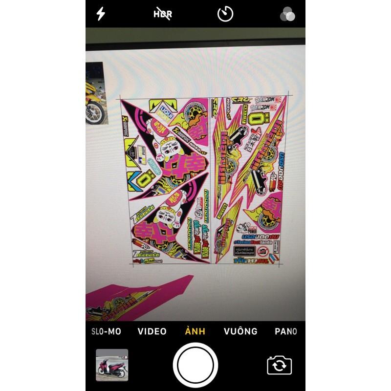 Tem rời xe Vario 2018 Mèo thần tài