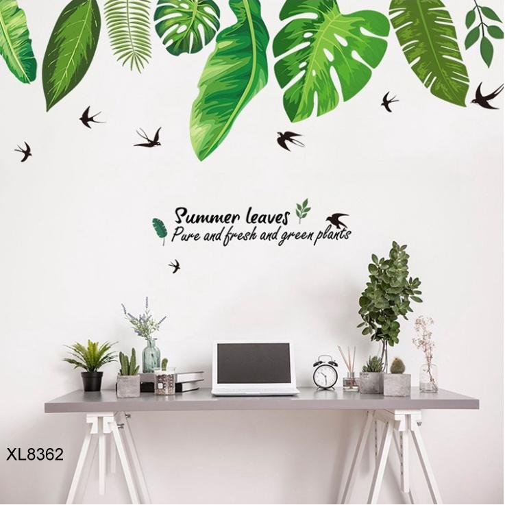 Hình ảnh Decal dán tường, tranh dán tường trang trí decor phòng theo phong cách Hàn Quốc- BOBABO STORE