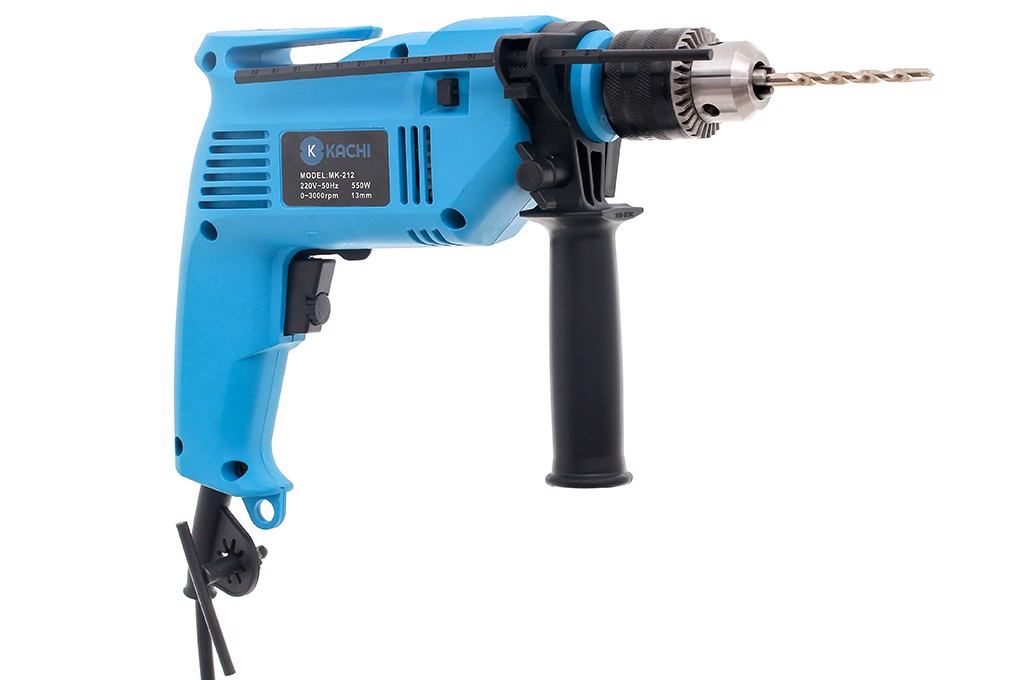 Bộ khoan động lực Kachi MK212 550W - Màu xanh - Hàng chính hãng