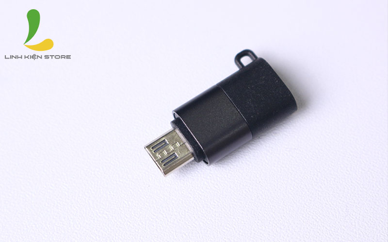 Đầu chuyển đổi Gochek từ Type C sang micro USB - Jack chuyển đầu nhanh chóng dành cho micropohone - Hàng chính hãng