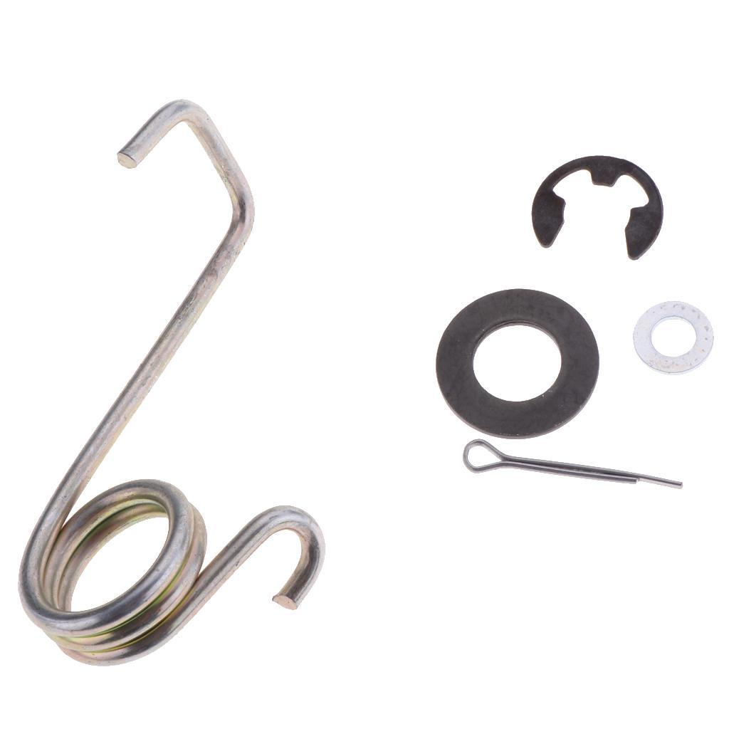 Motorcycle Rear Back Brake Foot Lever Pedal Rod Assy For Yamaha PW80 Black