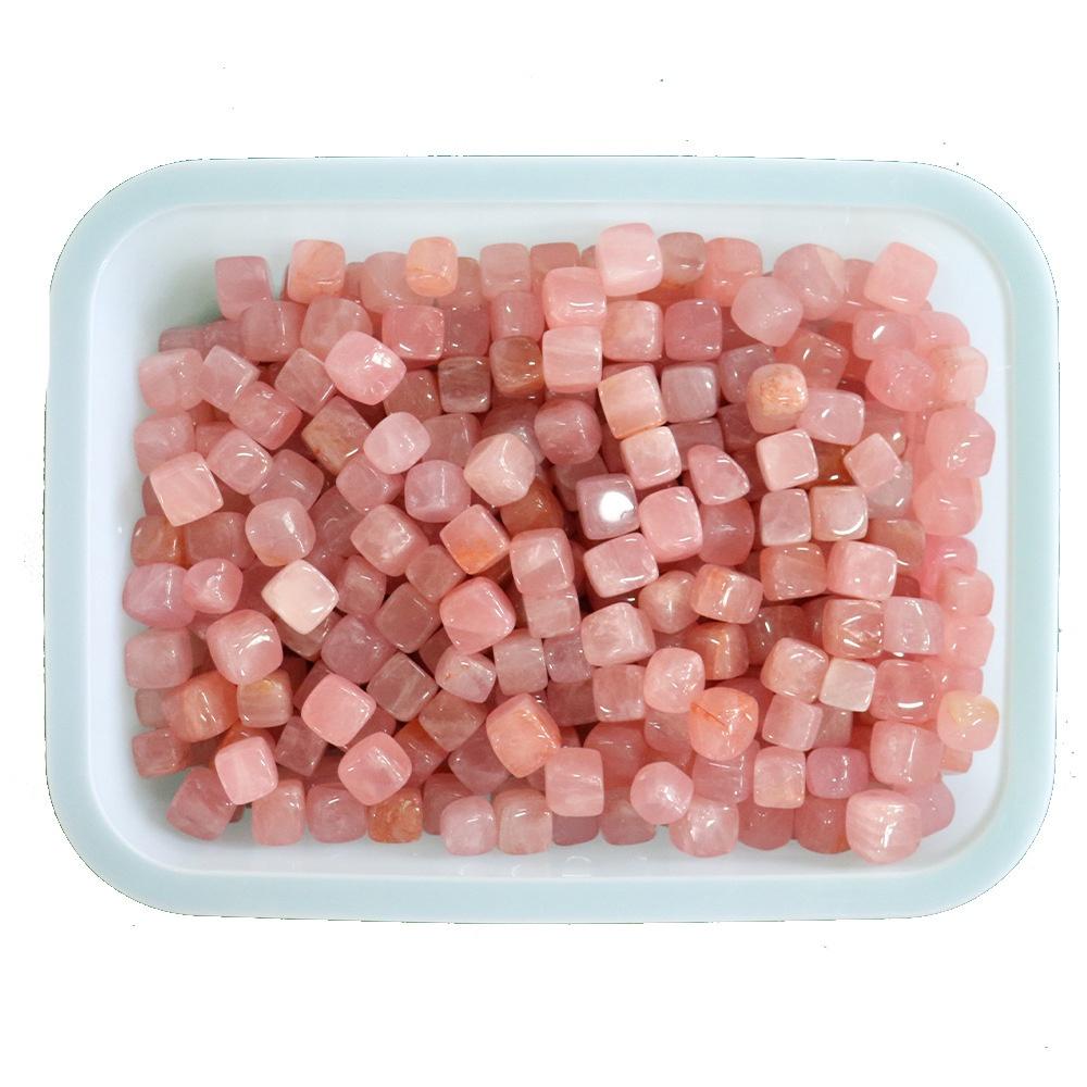 Đá Thanh Tẩy Viên Vuông Loại To 2 Cm Rose Quartz