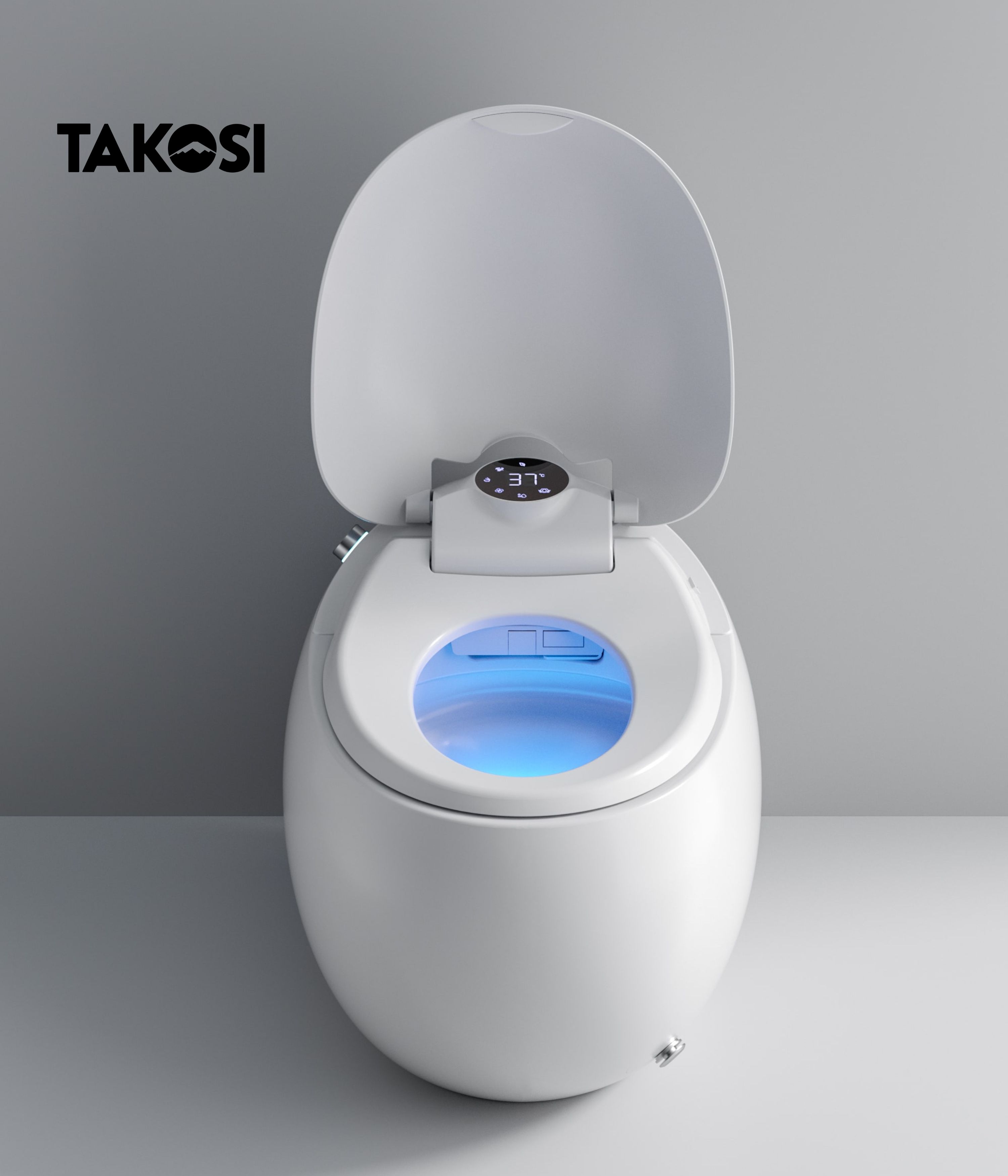 Bồn cầu thông minh xịt nước tự động đa chức năng TAKOSI K89006-D dùng gia đình khách sạn-hàng chính hãng bảo hành 10 năm