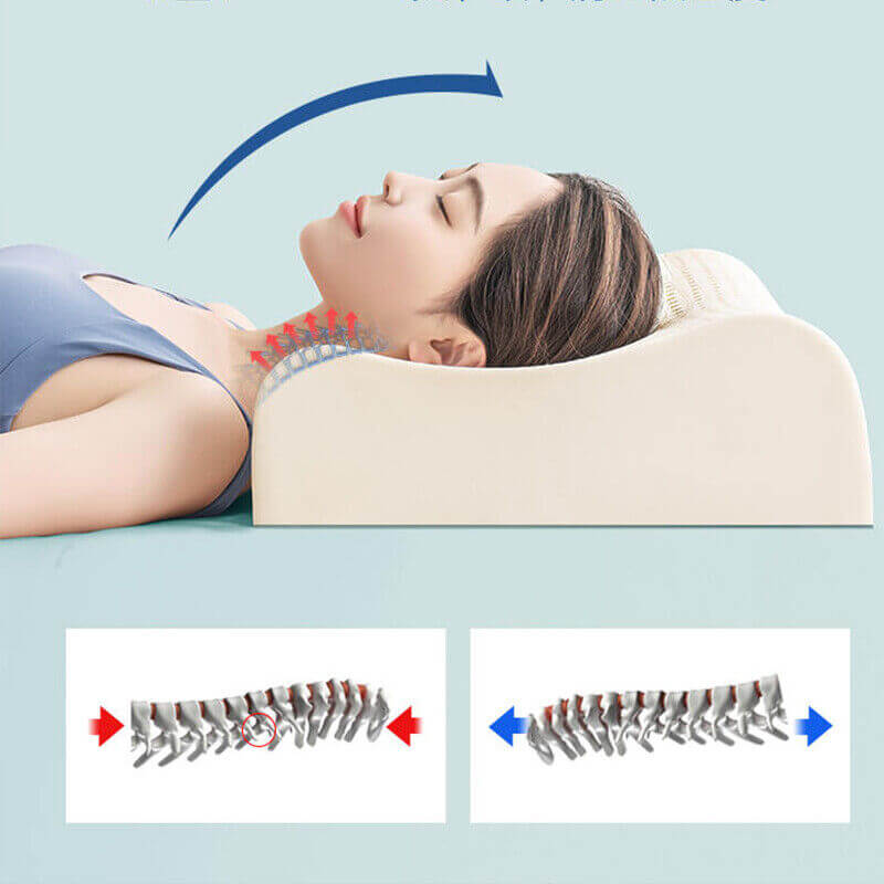 Gối nằm Cao Su Thiên Nhiên KIM Á Wavy latex