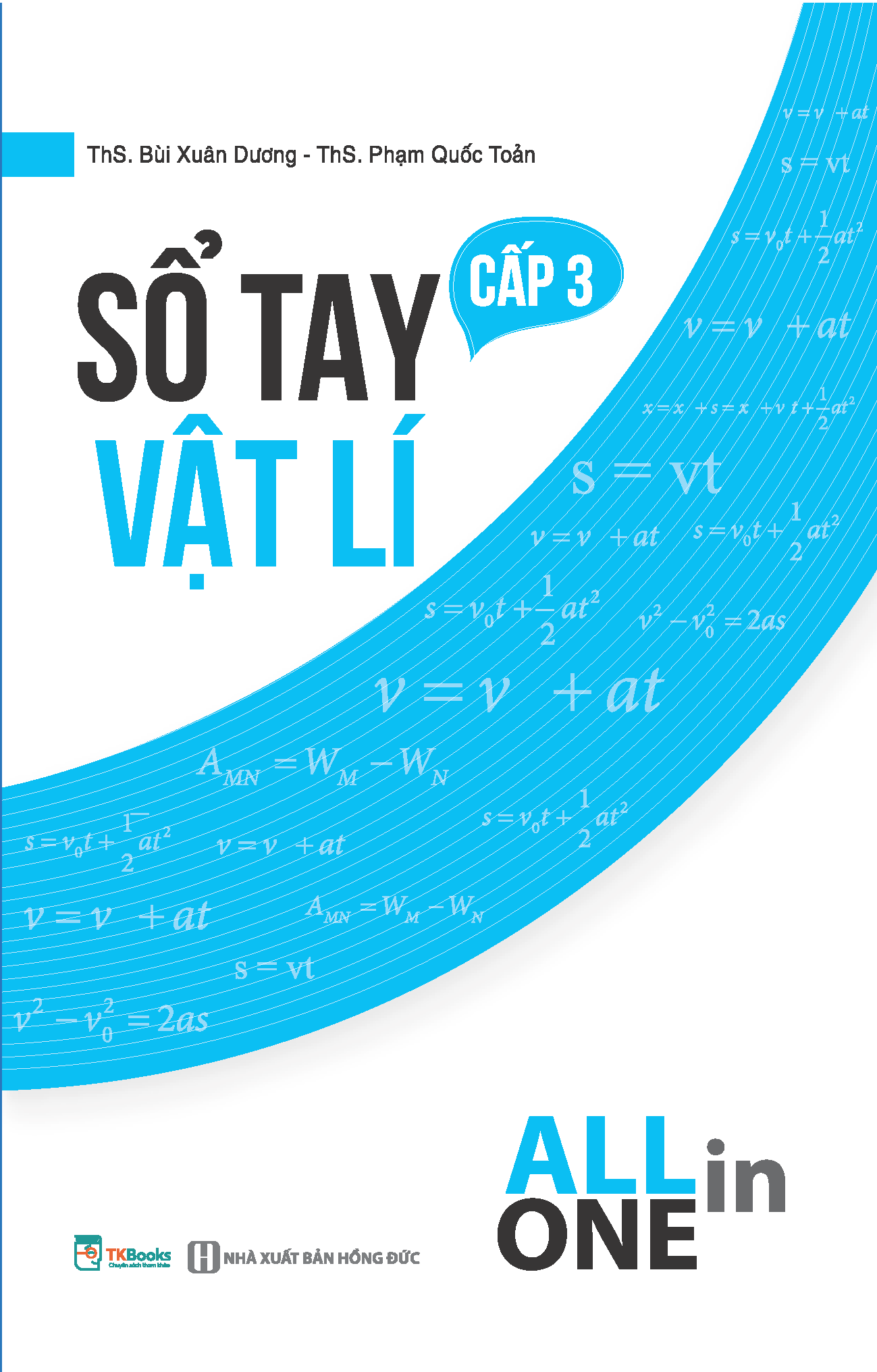 Sách Sổ Tay Vật Lý Cấp 3 – All In One - BẢN QUYỀN