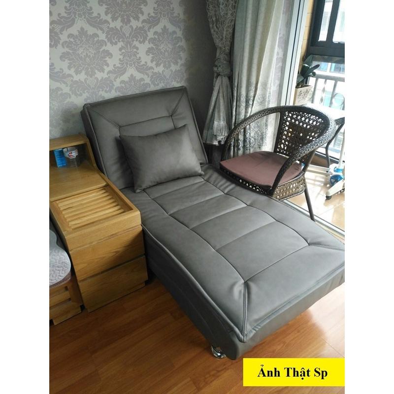 Ghế sofa giường thông minh NT120, ghế nằm thư giãn đọc sách, kích thước 175x70x35cm