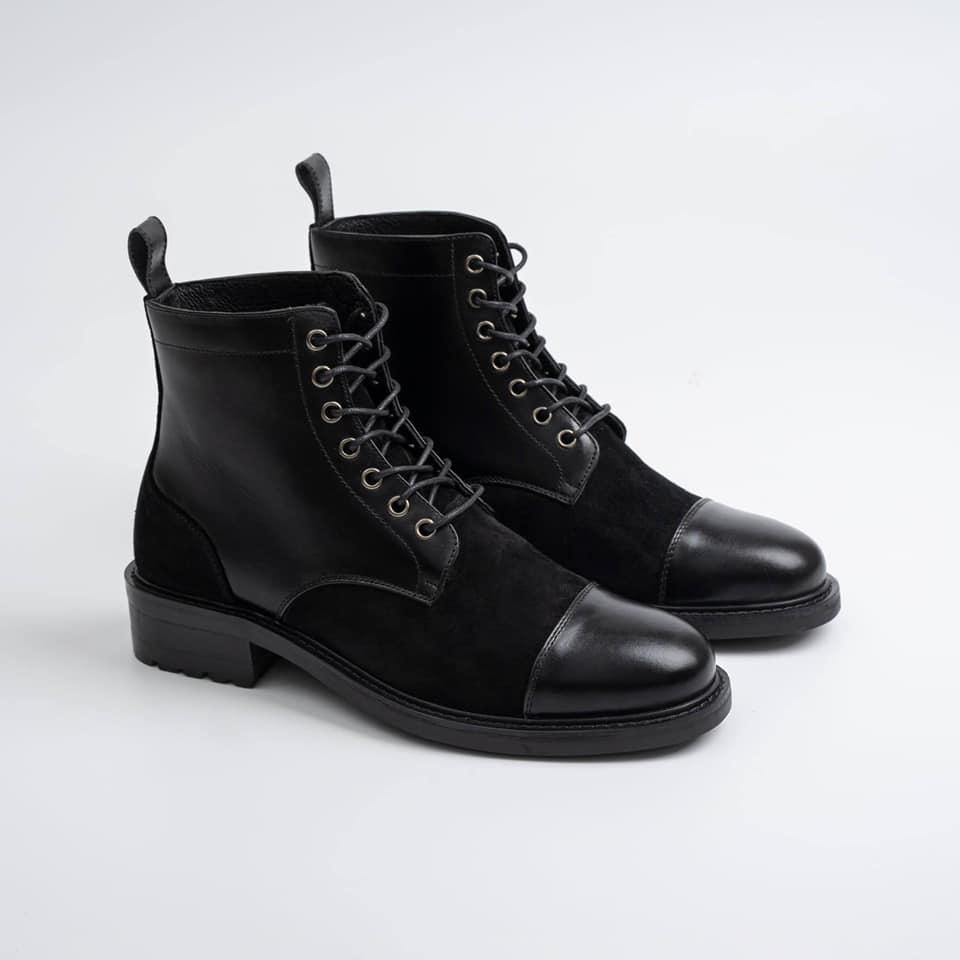 Combat Boots da bò cao cấp