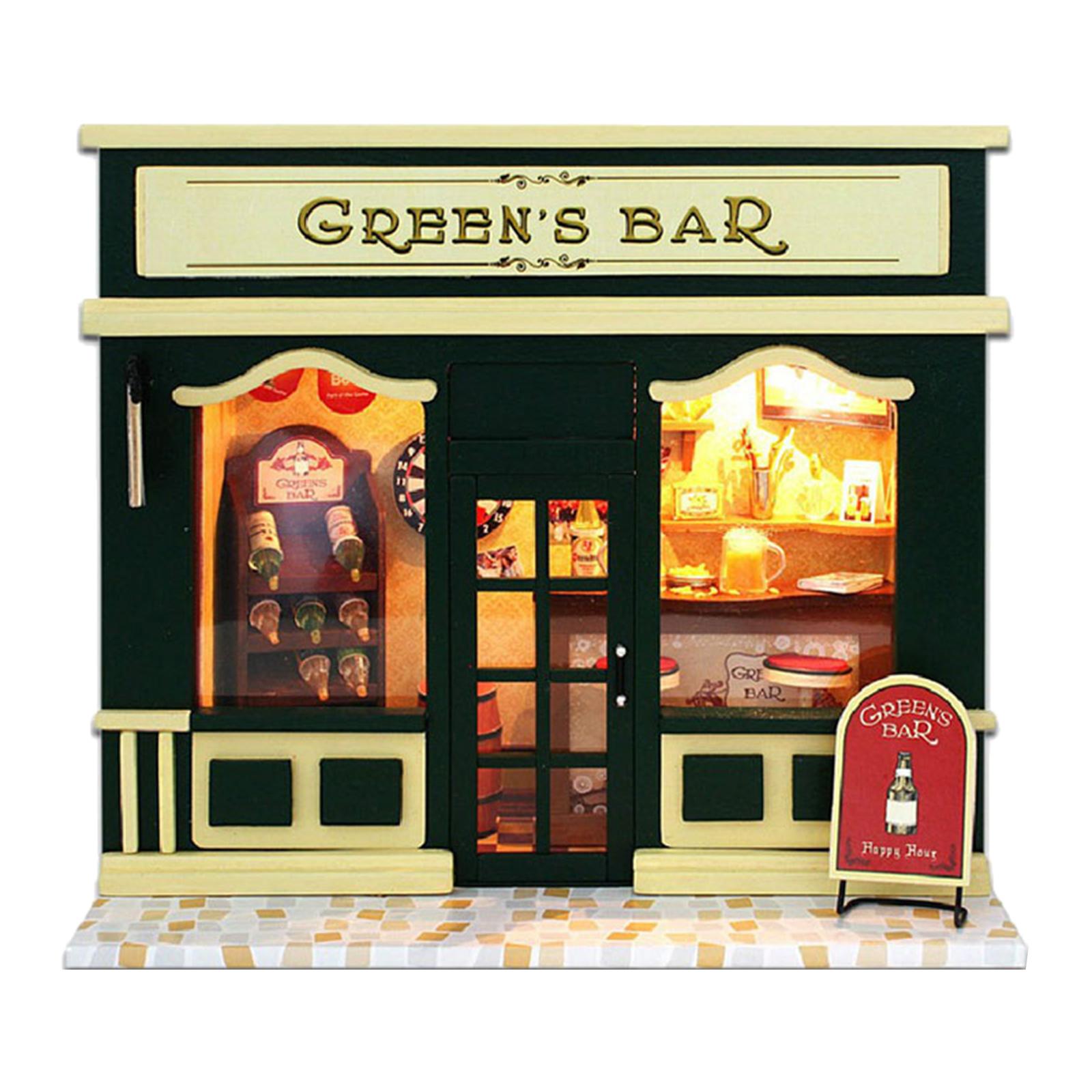 DIY Dollhouse Miniature Kit with Furniture Light Model Lover Gift cake love