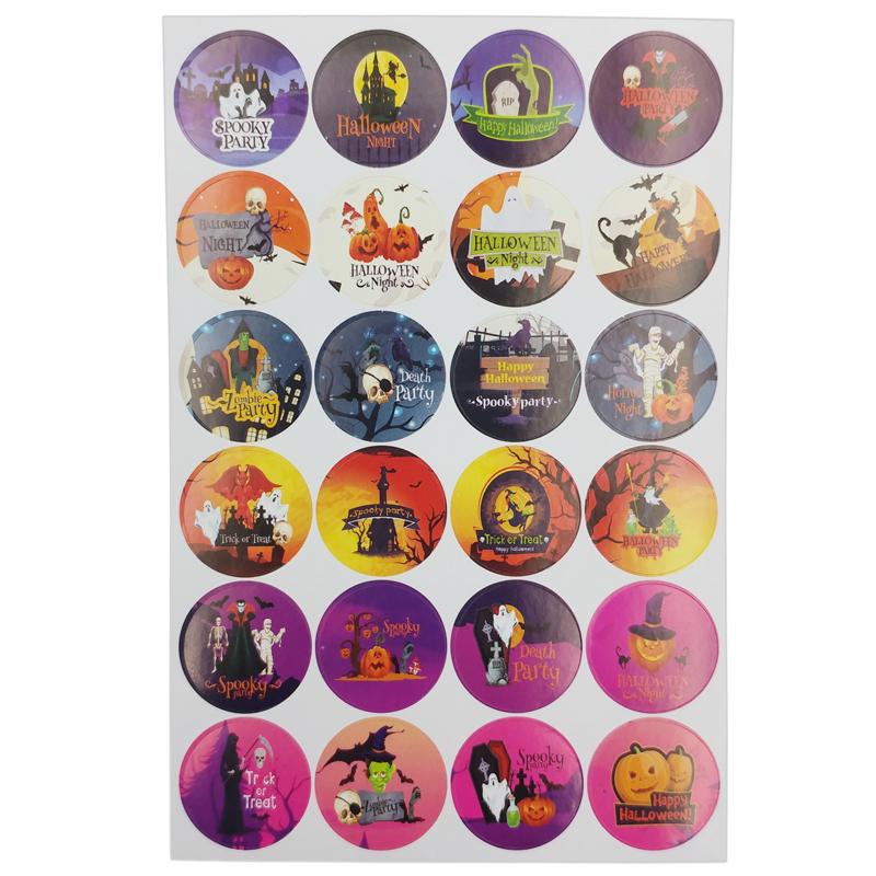 Bộ 240 Hình Sticker Cổ Động Halloween 02 - Teenage