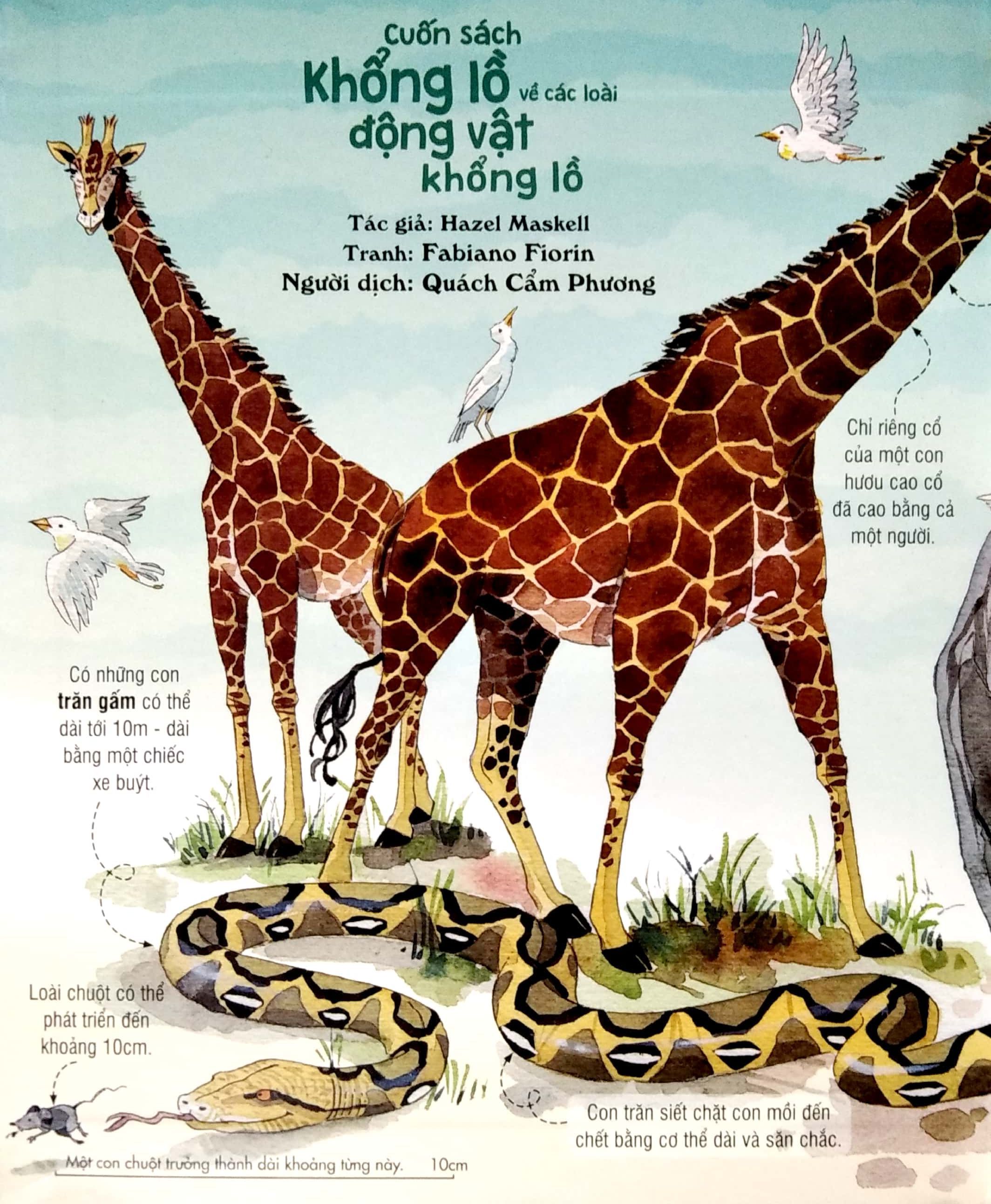 Sách Tương Tác - Big Book - Cuốn Sách Khổng Lồ Về Các Loài Động Vật Khổng Lồ – Đinh Tị