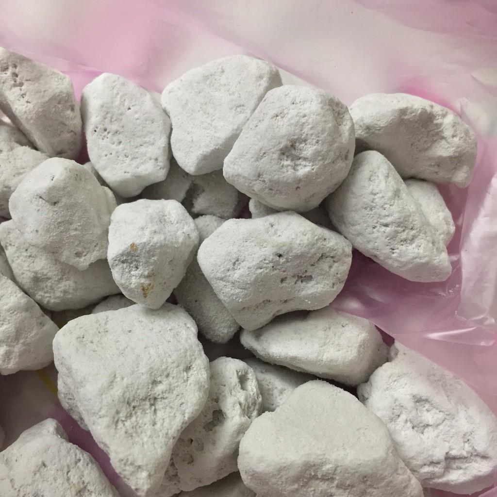 Đá lông vũ - nham thạch trắng -Vật liệu lọc cao cấp dành cho hồ cá Koi 1kg